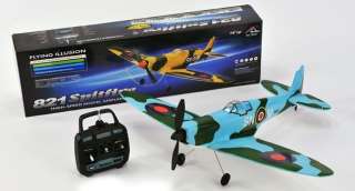 SPITFIRE 4 CH BRUSHLESS RC AIRPLANE RTF GREEN CAMO  