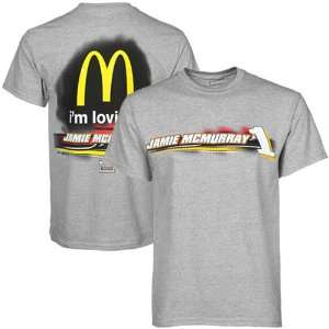 Checkered Flag Jamie McMurray Boost Driver T shirt   Ash :  