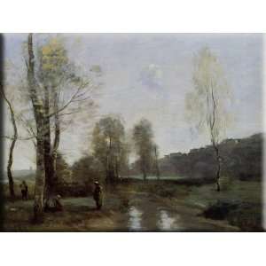   in Picardi 30x22 Streched Canvas Art by Corot, Jean Baptiste Camille