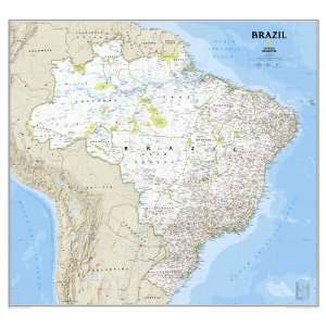  National Geographic Brazil Political Map (Classic): Office 