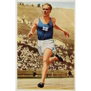  1932 Summer Olympics Finland Akilles Jarvinen Print 
