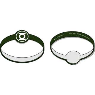 Green Lantern 8 Wristbands Mini Notebooks Glow in the Dark Rings 