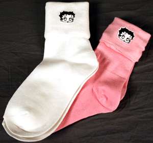   socks have a Betty Boop face on them Outfits come with WHITE SOCKS