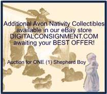Avon Nativity Shepherd Boy carrying Lamb (& sheep opt.)  