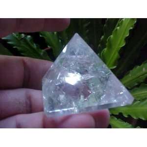   Gemqz Clear Quartz Carved Pyramid Inclusions !!!!: Everything Else