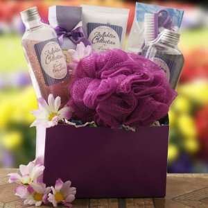 Tickle Me Purple Spa Gift Basket:  Grocery & Gourmet Food