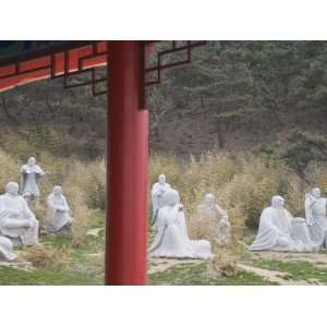  China, Shandong Province, Weihai, Chengshan Cape, Statues 