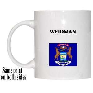  US State Flag   WEIDMAN, Michigan (MI) Mug Everything 