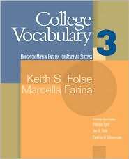 College Vocabulary: Houghton Mifflin English for Academic Success, Vol 
