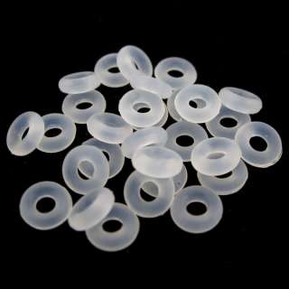 80x Rubber Spacer Beads Fit Stopper Beads 160271 FREE P  
