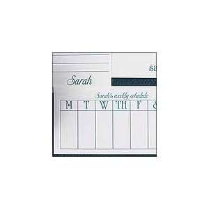Weekly Schedule Personalized Memo Pads, Stationary Gift