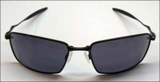 SEE PICS!* Oakley MPH Square Whisker Sunglasses Polished Black/Gray 
