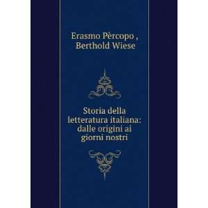  Storia della letteratura italiana dalle origini ai giorni 