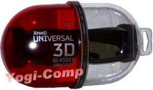 XpanD Universal X103 3D Shutter TV Glasses Black NEW  