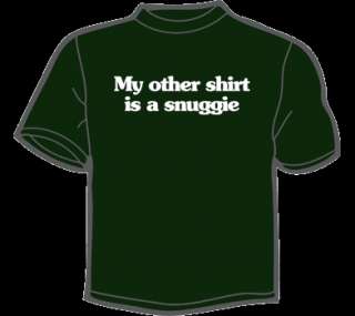 MY OTHER SHIRT IS A SNUGGIE T Shirt MENS funny blanket  