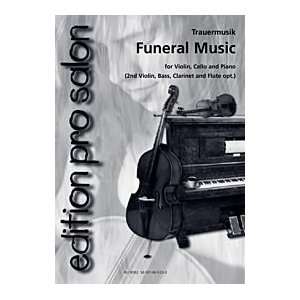  Funeral Music Album for Piano Trio/Salon Ensemble: Musical 