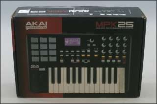 Akai Professional MPK 25 Keyboard USB MIDI Controller 25 Key MPK25 