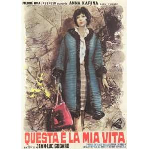  My Life to Live (1964) 27 x 40 Movie Poster Italian Style 