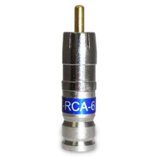 RCA Connector RG6 Compression Fittings