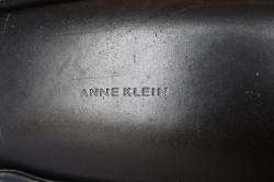Anne Klein soft Black Leather Shoulder bag w/Double Straps  