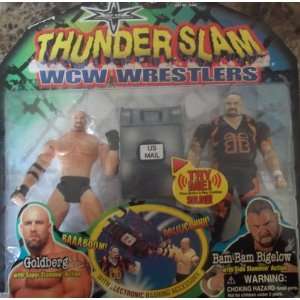  WCW Thunder Slam Goldberg Vs Bam Bam Bigelow: Toys & Games