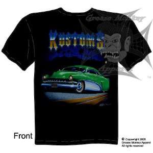   Sled Mercury Kustoms, Custom Car T Shirt, New, Ships within 24 hours