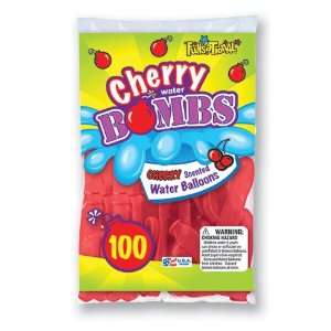  Cherry Scented Water Balloons Bombs 100 Pack