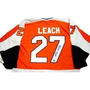  Reggie Leach Autographed Jersey   ): Sports & Outdoors
