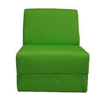 Fun Furnishings Teen Chair, Lime Green Canvas