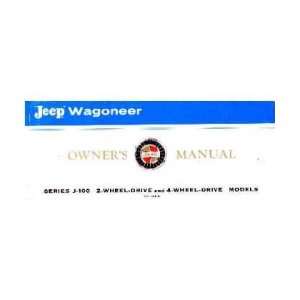  1966 JEEP WAGONEER Owners Manual User Guide: Automotive