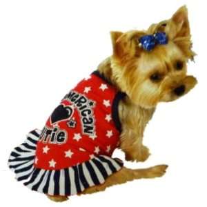 : Simply Dog Patriotic Red White & Blue Stars & Stripes All American 
