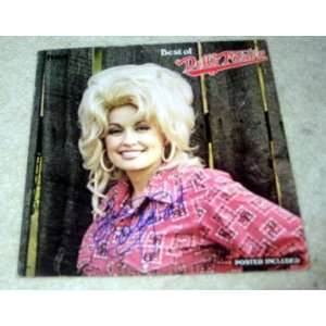  DOLLY PARTON autographed BEST OF record *PROOF: Everything 