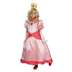  Nintendo Princess Peach Deluxe Kids Costume: Toys & Games