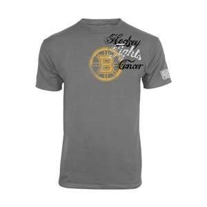 Old Time Hockey Boston Bruins Hockey Fights Cancer The Fighter T 