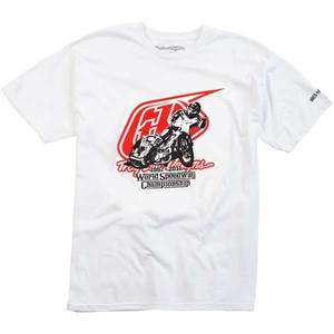 NEW TROY LEE DESIGNS TLD GREG HANCOCK TEE T SHIRT WHITE WHT ALL SIZES 