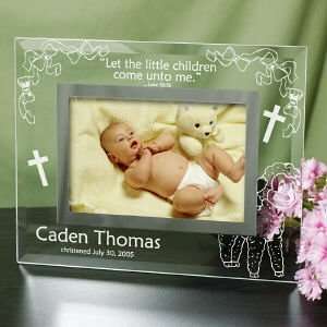  Engraved New Baby Glass Picture Frame Baby