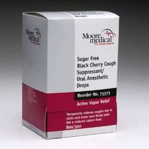  Moore Medical Cough Suppressant Drops Cherry   Box of 300 