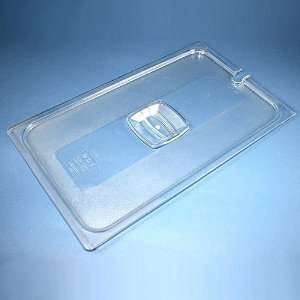    Full Size Clear Poly Food Pan Cover, Notched
