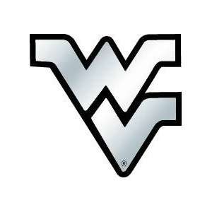  West Virginia Mountaineers Silver Auto Emblem: Sports 