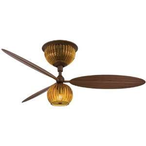   Oil Rubbed Bronze Hugger 60 Ceiling Fan with Light & Wall Control