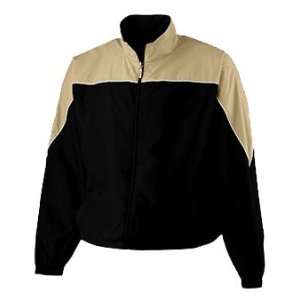  Poly Color Block Jacket BLACK/ VEGAS GOLD/ WHITE AM