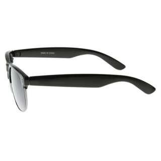   Inspired Retro Half Frame Clubmaster Wayfarers Style Sunglasses 8047