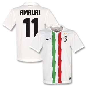   10 11 Juventus Away Jersey + Amauri 11 (Fan Style)