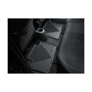  WeatherTech W201 Black Rear Rubber Mat: Automotive