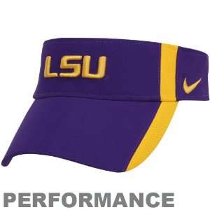   : Nike LSU Tigers Purple Endzone Performance Visor: Sports & Outdoors