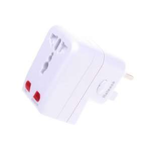   Travel AC Adapter Converter with USB Power for AU EU UK US: MP3
