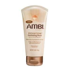  Ambi Even & Clear Exfoliating Face Wash 5oz Beauty