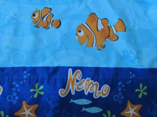 Disney FINDING NEMO twin flat sheet fabric material cutter craft 