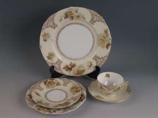  Ivory Clairon XVI China Place Setting Dinner Salad Bread Plate  