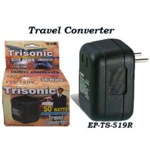   Trisonic 50 Watt International Travel Voltage Converter: Electronics